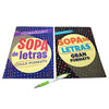 Andwing Spanish Word Search Puzzle Book with Free Pen | Libros de Rompecabezas (2 Pack) Sopas de Letras Gran Formato con Bolígrafo Gratis| Large Print
