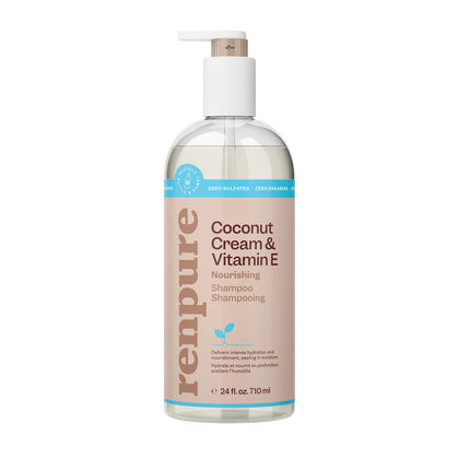 RENPURE Coconut Cream Nourishing Shampoo, 24oz