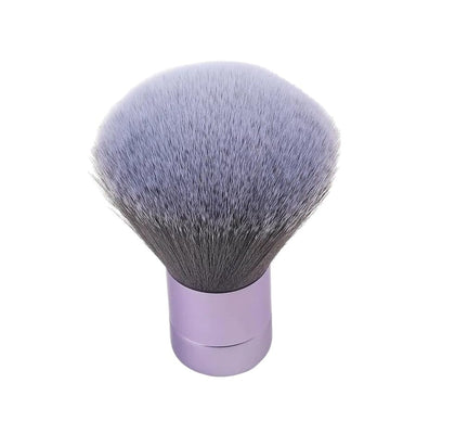 Luxurious and Large BevyGold Kabuki Rounded Brush for Face and Body, the original variation violet soft and fluffy,extra large bristles for full coverage, for premium all over application