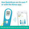 Kinsa QuickScan Smart Thermometer - No-Touch, Contactless Digital Forehead Thermometer for Babies, Kids, Adults - Works with a Smartphone App to Track Family Health & Offer Symptom Advice