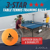 JOOLA Training 3 Star Table Tennis Balls 12, 60, or 120 Pack - 40+mm Regulation Bulk Ping Pong Balls for Competition and Recreational Play - Fun as a Cat Toy - Indoor and Outdoor Compatible
