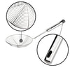 Swify Spider Strainer Set of 3 Asian Strainer Ladle Stainless Steel Wire Skimmer Spoon with Handle for Kitchen Frying Food, Pasta, Spaghetti, Noodle-30.5cm, 32cm, 35cm