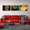 Nachic Wall - Vintage Wall Art for Living Room Retro Poker Darts Billiards Pictures Wall Art Print Leisure Sport Painting for Game Room Man Cave Wall Decoration Gallery Canvas Wrapped Ready to Hang