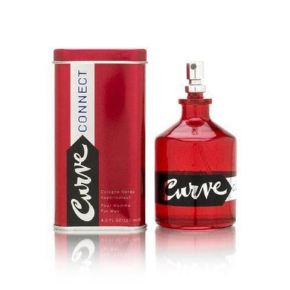 Curve Men's Cologne Fragrance Spray, Casual Day or Night Scent, Curve Connect, 4.2 Fl Oz