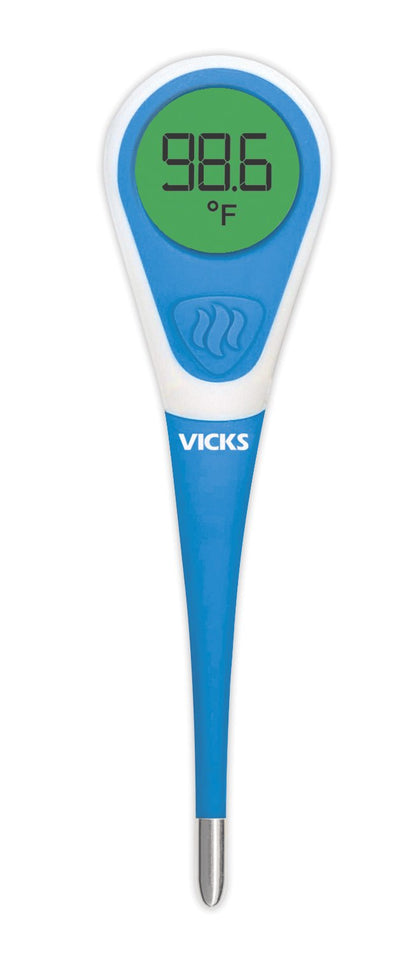 Vicks ComfortFlex Digital Thermometer - Accurate, Color Coded Readings in 8 Seconds - Digital Thermometer for Oral, Rectal or Under Arm Use
