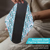7pcs Set 1 pc Mini Wet Bag +6pcs Absorbent Reusable Sanitary Pads/Washable Bamboo Cloth Menstrual Pads(Autumn,S)