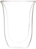De'Longhi DeLonghi Double Walled Thermo Latte Glasses, Set of 2, 2 Count (Pack of 1), Clear, 330 milliliters