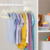 Amazon Basics Kids Baby Velvet, Non-Slip Clothes Hangers, Pack of 30, 11.6