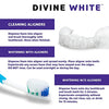 Divine White Dual-Action Stain Removal Aligner/retainer Cleaner and Teeth Whitening Foam- Hydrogen Peroxide-Good for Invisalign, ClearCorrect, SmileDirectClub, Candid -Oral Care-Toothpaste Replacement