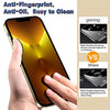 QHOHQ 3 Pack Screen Protector for iPhone 13 Pro 6.1 Inch with 3 Pack Tempered Glass Camera Lens Protector, Ultra HD, 9H Hardness, Scratch Resistant - Case Friendly [Not fit iPhone 13 Pro Max 6.7