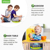 Trideer Inflated Wobble Cushion - Wiggle Seat for Sensory Kids(Multiple Colors), Core Balance Disc (Extra Thick), Flexible Seating for All Age(Office & School & Home) (34cm Avocado)