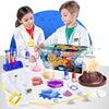 Kids Science Kit with Lab Coat Gift Set - Over 20 Science Experiments for Kids 3-5, 5-7