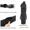 KRATARC Archery Multi-Function Heavy Duty Back Arrow Quiver with Molle System Shoulder Hanged Target Shooting Quiver for Arrows (Black- for Right-Handed)