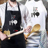Kwieema I Like His Beard I Like Her Butt Heart Design Aprons Wedding Gifts for Couples His and Hers Kitchen Cooking Bibs Engagement Anniversary Presents for Parents Aprons