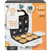 MasterChef Mini Pie and Quiche Maker- Pie Baker Cooks 6 Small Pies and Quiches in Minutes- Non-stick Cooker w Dough Cutting Circle for Easy Dough Measurement and Filling, Fall Holiday Gift