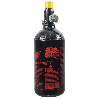 Maddog 48/3000 Aluminum Compressed Air HPA Paintball Tank with Regulator - Airgun Airsoft PCP - Fresh Hydro Date - Ships Empty - Single