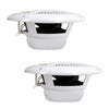Pyle 6.5 Inch Dual Marine Speakers - 2 Way Waterproof and Weather Resistant Outdoor Audio Stereo Sound System with 150 Watt Power, Polypropylene Cone and Cloth Surround - 1 Pair - PLMR60W (White)