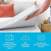 Linenspa 2 Inch Mattress Topper -Cover Twin -Cover Only -Machine Washable - Breathable - Non Slip -Cover for Mattress Topper with Zipper - Topper -Cover Only White