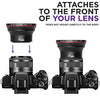 49MM 0.43x Altura Photo Professional HD Wide Angle Lens (w/Macro Portion) for Canon EOS M50 M M2 M3 M5 M6 Mark II M10 M100 M200 R50 R100 Mirrorless Cameras