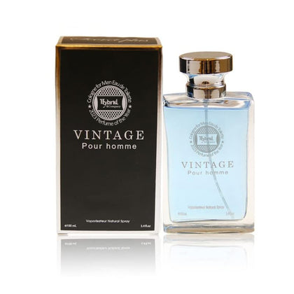Hybrid & Company Vintage Pour homme Mens Classic Scent Perfume Eau De Toilette Spray 100 ML