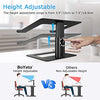 BoYata Laptop Stand, Ergonomic Aluminum Height Adjustable Computer Stand Laptop Holder for Desk, Compatible with MacBook Pro/Air, Dell, Lenovo, HP, Samsung, More Laptops 11-17