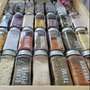 Talented Kitchen 134 Preprinted Minimalist Spice Labels, Bold All Caps White Seasoning Labels for Spice Rack, Kitchen Cabinet and Pantry Organization