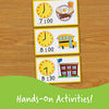 Learning Resources Time Activity Set - 41 Pieces, Ages 5+,Clock for Teaching Time, Telling Time, Homeschool Supplies, Montessori Clock,Stocking Stuffers for Kids