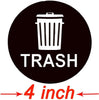 Recycle Sticker Trash Bin Label 8 Pack-4