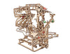 UGEARS 3D Puzzle Marble Run Chain - Creative 3D Wooden Puzzles for Adults with Rubber Band Motor - Marble Run Chain Wood Model Kit - Unique Wooden Puzzle - 3D Puzzles for Adults and Kids Building Kit