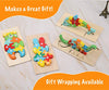 Montessori Mama Wooden Toddler Puzzles for Kids Ages 3-5, Montessori Toys for 2 Year Old, Wooden Puzzles for Toddlers 1-3 Years, 4-Pack Toddler Puzzle Toddler Toys