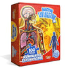 Human Anatomy Kids Floor Puzzle - Doctor Livingston Jr Full Body Model - 4 Foot Life-Sized Human Anatomy - 100 Piece Jigsaw Puzzles - Medically Accurate Science Toys for Children, Toddlers, Teens