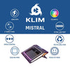 KLIM Mistral Laptop Cooling Pad - New 2023 - Powerful Turbo-Laptop Fans (4500 RPM) - Rubber Seal and Dust Filters for Maximum Performance - Gaming Laptop Cooler to Avoid Overheating - 15.6-17.3 inch