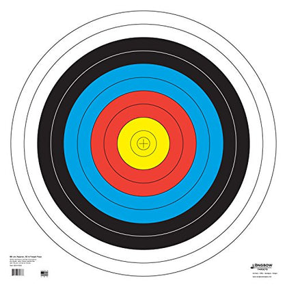 Archery 40cm & 80cm Targets by Longbow (15 Pack (80cm) Folded, 80cm Archery Paper)