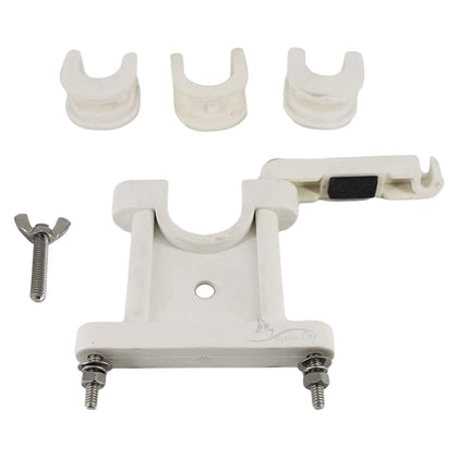 MARINE CITY Marine Mounting Kit Heavy Duty White Nylon Antenna Stand-Off Upper Bracket