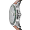 Fossil Men's Blue Quartz Stainless Steel and Eco Leather Three-Hand Watch, Color: Silver, Sand (Model: FS5946)