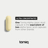 Toniiq 1000mg Ultra High Strength Alpha Lipoic Acid Capsules - Highly Purified 99%+ USP Standard - 120 Capsules ALA Supplement
