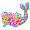 Peaceable Kingdom Shimmery Magical Mermaid Floor Puzzle