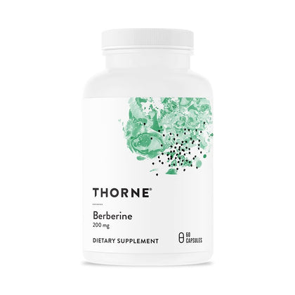 THORNE Berberine - 200 mg (Formerly Berbercap) - Supports Heart Function, Immune System and Gut Health - 60 Capsules