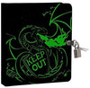 MOLLYBEE KIDS Keep Out Glow in the Dark Lock and Key Dragon Diary, 208 pages, measures 6.25 inches by 5.5 inches