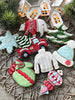 LILIAO Winter Holiday Christmas Cookie Cutter Set - 4 Piece - Ugly Sweater, Stocking, Hat and Mitten Fondant Biscuit Cutters - Stainless Steel