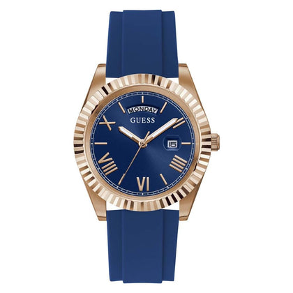 Guess Men's Classic Blue Dial Watch - GW0335G2