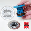 TubShroom Revolutionary Tub Drain Protector Hair Catcher/Strainer/Snare, Blue