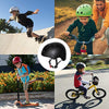 KAMUGO Kids Adjustable Helmet, Suitable for Toddler Kids Ages 2-8 Boys Girls, Multi-Sport Safety Cycling Skating Scooter Helmet (Black, Small)