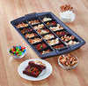 Chicago Metallic Professional Slice Solutions Brownie Pan, 9-Inch-by-13-Inch - , Dark Gray
