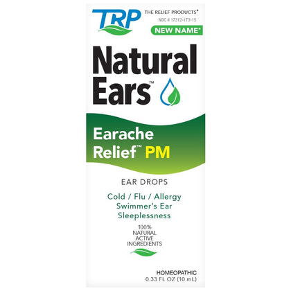 Homeopathic Earache Relief PM Ear Drops - Nighttime Formula (0.33 Fl. Oz.)