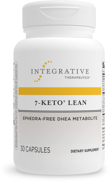 Integrative Therapeutics - 7-Keto Lean - Ephedra-Free DHEA Metabolite for Healthy Metabolism & Thyroid Support* - Gluten-Free & Dairy-Free Thyroid Health Support* - 30 Capsules