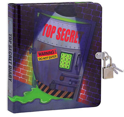 MOLLYBEE KIDS Top Secret Lock and Key Diary for Children