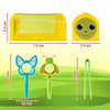 Bug Catcher Kit, Outdoor Toy Gift for 3 4 5 6 7 8+ Year Old Boys Girls Kids, 2 Pcs Critter Cage Butterfly, Outdoor Explorer Kit with Whistles for Backyard Exploration