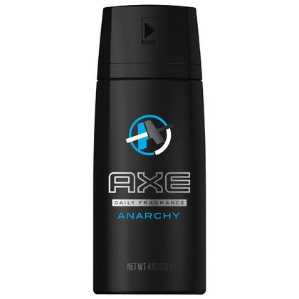 AXE Body Spray for Men Anarchy 4 oz (Pack of 3)
