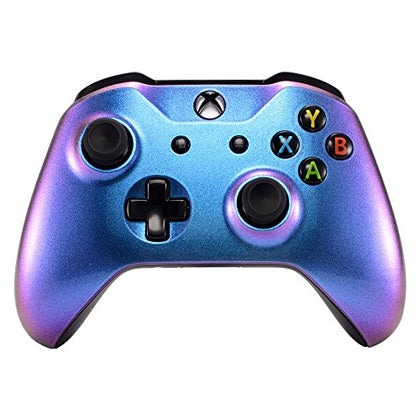 eXtremeRate Purple and Blue Chameleon Front Housing Shell Faceplate for Xbox One X S Controller Model 1708 - Controller NOT Included